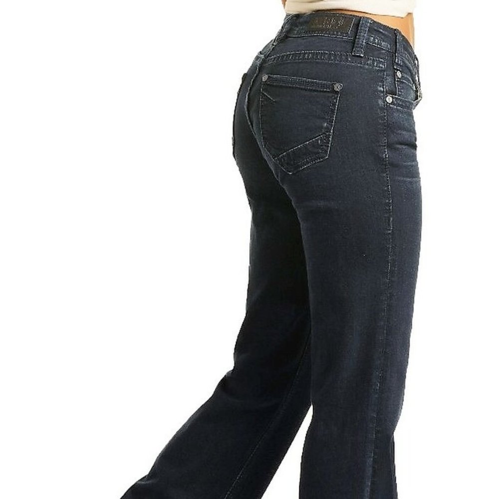 Rock & Roll Denim Mid Rise Trouser Flare Leg Jeans 30x34